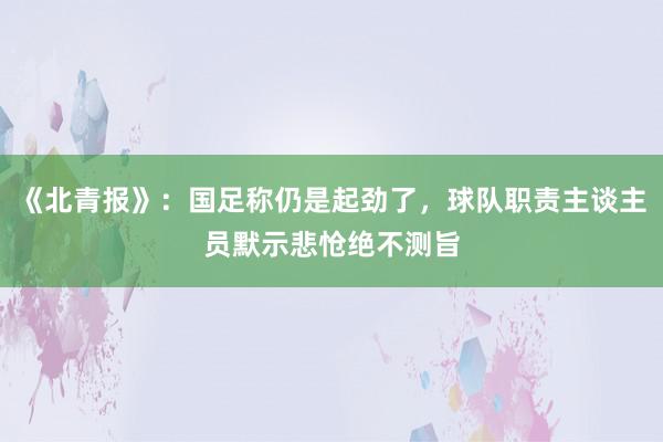 《北青报》：国足称仍是起劲了，球队职责主谈主员默示悲怆绝不测旨